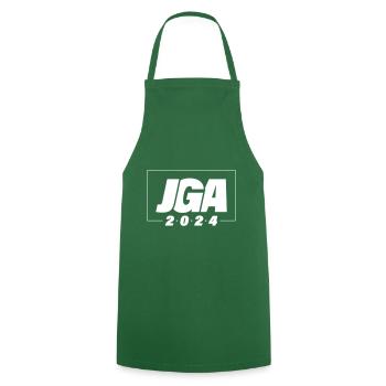 Bachelor Party 2024 Bachelor Party Party Team - Cooking Apron - green - Front - AI Model Male 185 dark (185cm)
