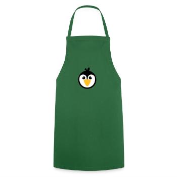 Manchot - Tablier de cuisine - vert foncé - Devant - AI Model Male 185 dark (185cm)