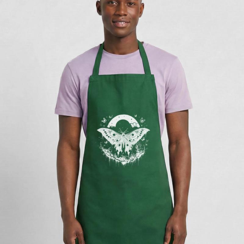 Mystical moth with magic pattern Cooking Apron