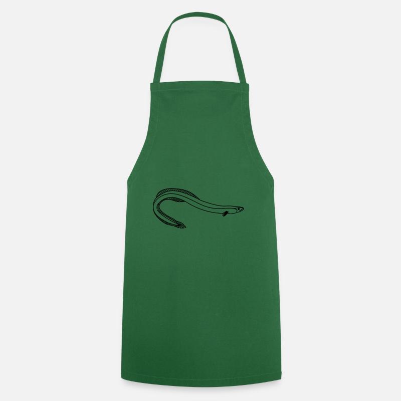 eel - Cooking Apron - green