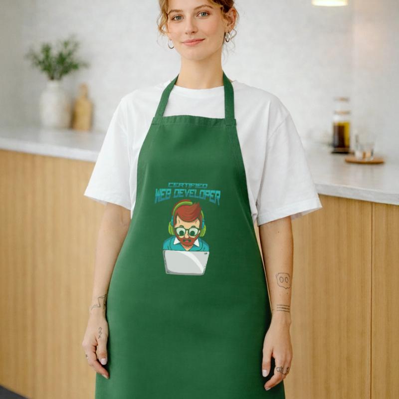 Web Developer Web Developer Certified Cooking Apron