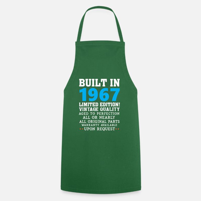 Built in 1967 - Cooking Apron - green