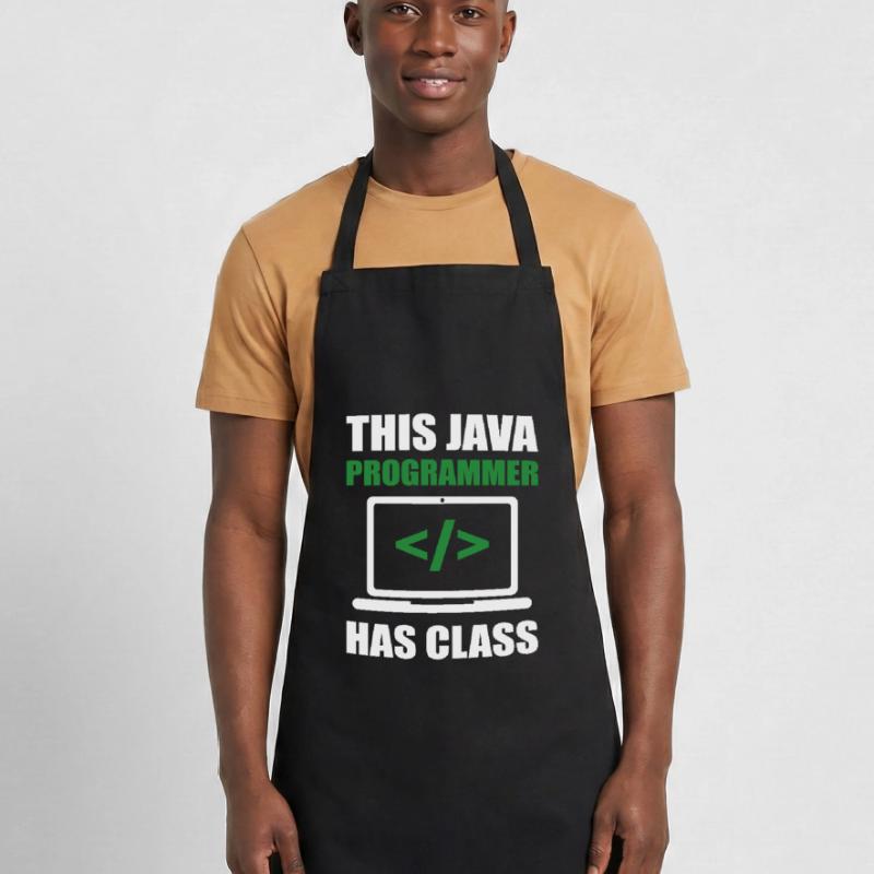 Ce programmeur Java a un codage de programmation de classe Tablier de cuisine