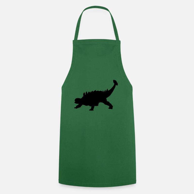 Ankylosaurus dinosaurier silhouette - Kochschürze - Grün