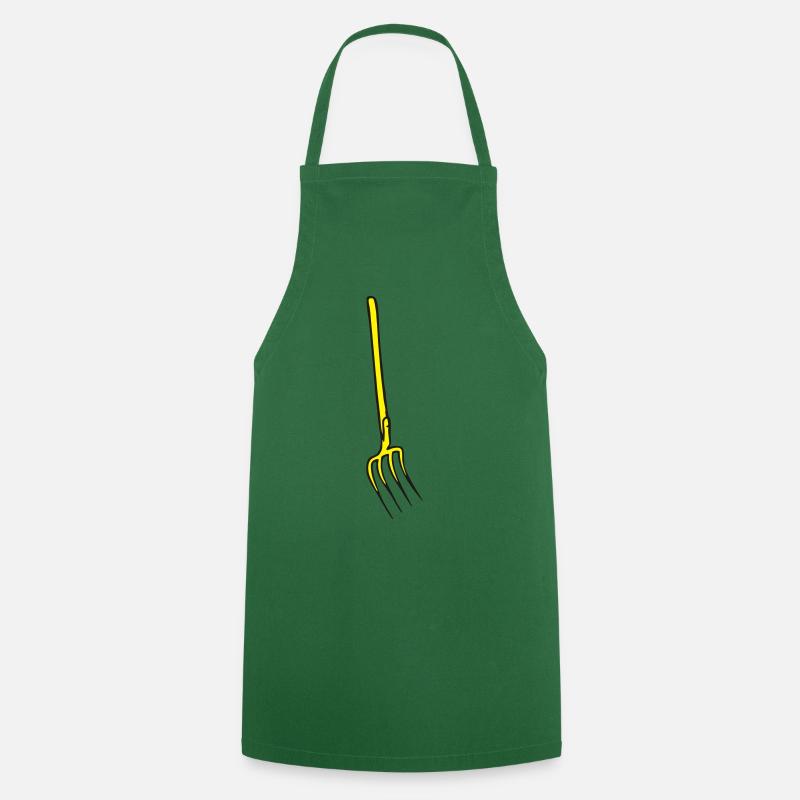 Fourche - Tablier de cuisine - vert foncé