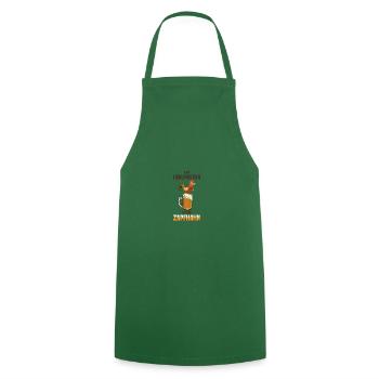 Favorit Bier Bier Alkohol Huhn Krug Favorit - Kochschürze - Grün - Vorne - AI Model Male 185 dark (185cm)