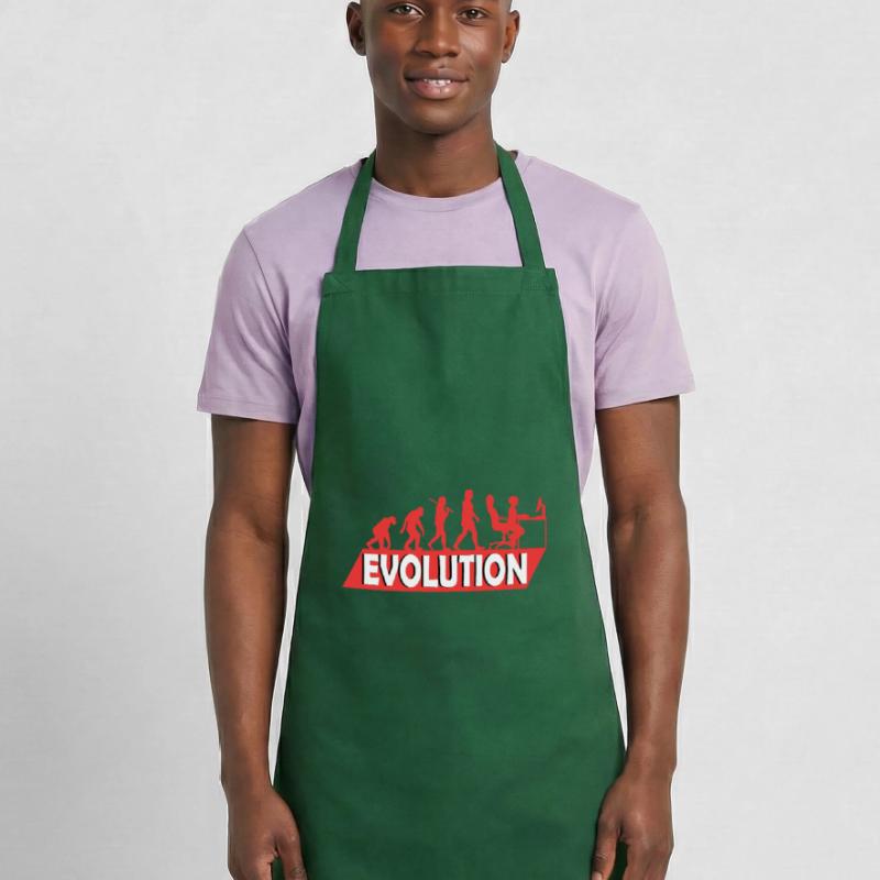 Computer Nerd Programmer Evolution funny Cooking Apron