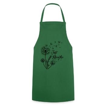 Just Pusteblume Breathe Löwenzahn Sommer Frühling - Kochschürze - Grün - Vorne - AI Model Male 185 dark (185cm)