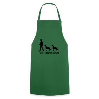 Ich Meine Follower Dobermann Hund Hunde Züchter - Kochschürze - Grün - Vorne - AI Model Male 185 dark (185cm)