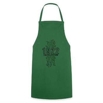 Anniversaire 1922 Gaming Limited Edition Gamer - Tablier de cuisine - vert foncé - Devant - AI Model Male 185 dark (185cm)