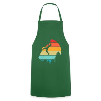 Climbing Bouldering - Cooking Apron - green - Front - AI Model Male 185 dark (185cm)