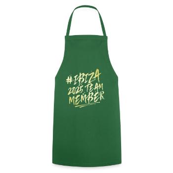 Ibiza 2025 Team - Cooking Apron - green - Front - AI Model Male 185 dark (185cm)