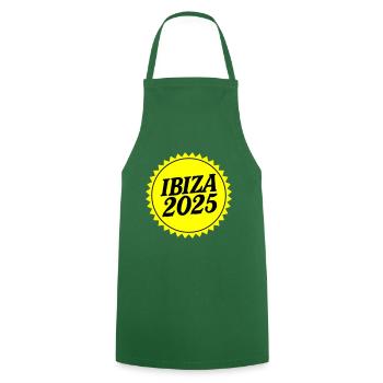 Ibiza 2025 - Cooking Apron - green - Front - AI Model Male 185 dark (185cm)