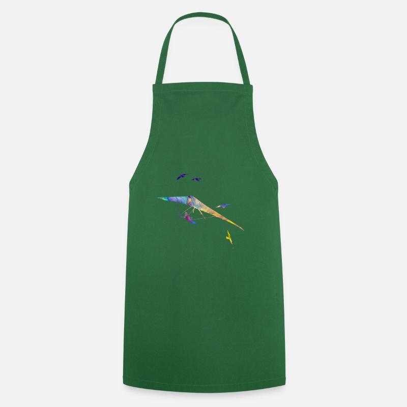 Hang gliding Rainbow sport - Cooking Apron - green