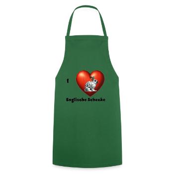 J’adore le biscuit anglais - Tablier de cuisine - vert foncé - Devant - AI Model Male 185 dark (185cm)