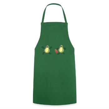 avocadofootball.png - Kochschürze - Grün - Vorne - AI Model Male 185 dark (185cm)