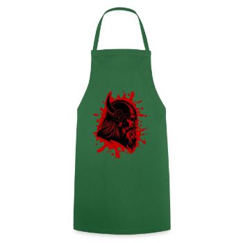 Guerrier viking Head Viking - Tablier de cuisine - vert foncé - Devant - AI Model Male 185 dark (185cm)