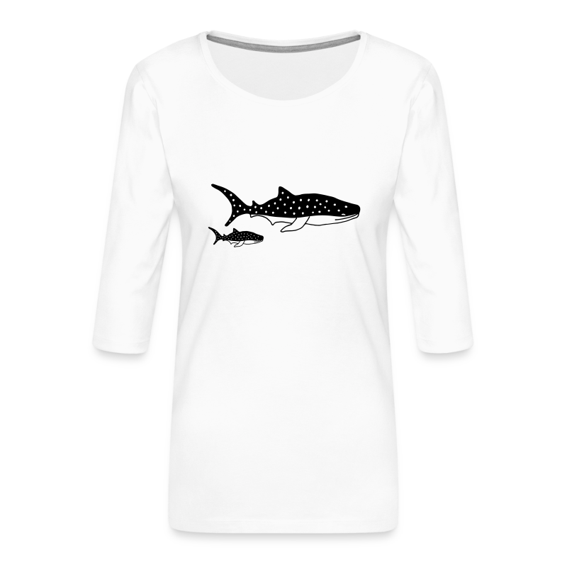 Walhaie gepunktet eine super Geschenkidee - Frauen Premium 3/4-Arm Shirt