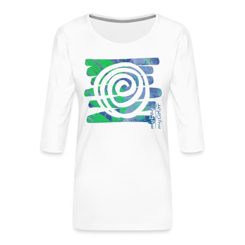 GreenPlanet - Frauen Premium 3/4-Arm Shirt