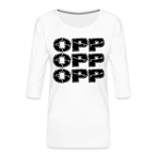 OPP Print - Naisten premium 3/4-hihainen paita
