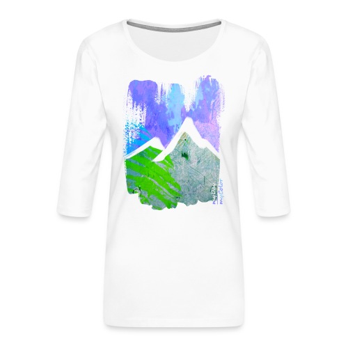 BergMorgen - Frauen Premium 3/4-Arm Shirt