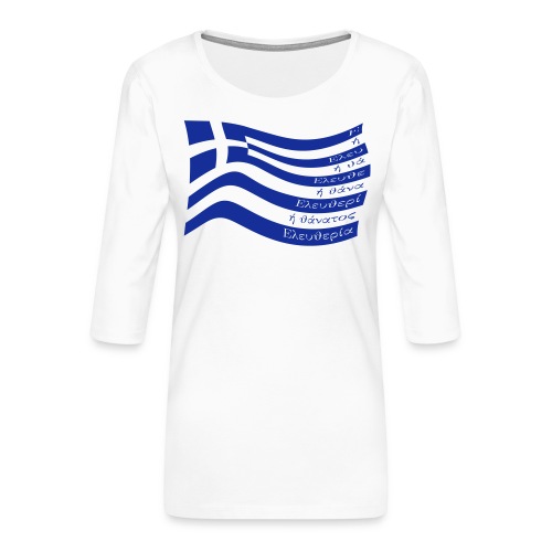 galanolefki - Frauen Premium 3/4-Arm Shirt