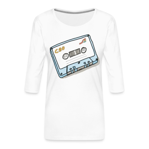 Cassette - Frauen Premium 3/4-Arm Shirt