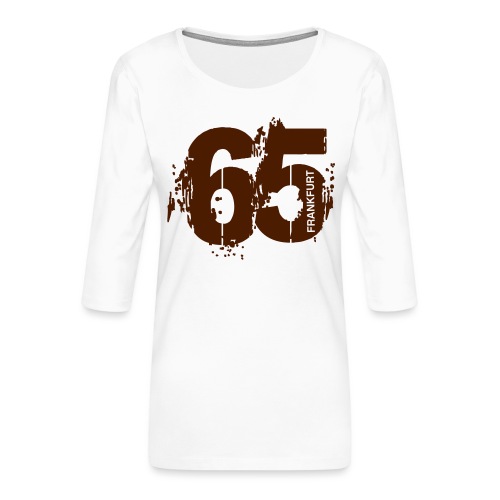 City_65_Frankfurt - Frauen Premium 3/4-Arm Shirt
