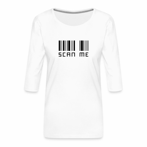 SCANNE MOI - T-shirt Premium manches 3/4 Femme