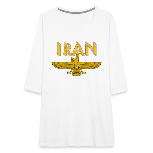 Iran 9 - Dame Premium shirt med 3/4-ærmer