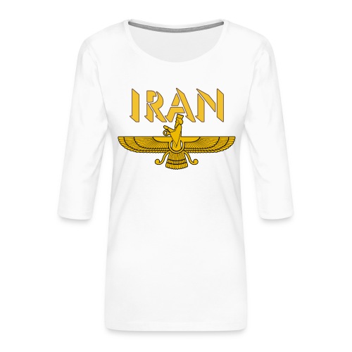 Iran 9 - Naisten premium 3/4-hihainen paita