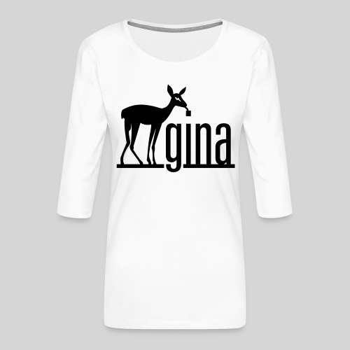 REHgina - Frauen Premium 3/4-Arm Shirt