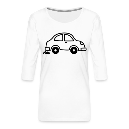Auto - Frauen Premium 3/4-Arm Shirt