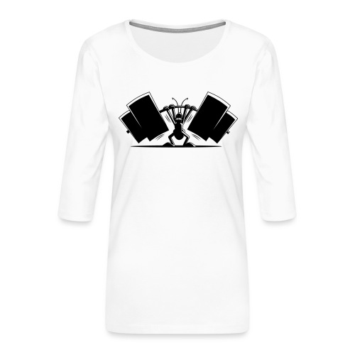 Power Ant - Frauen Premium 3/4-Arm Shirt