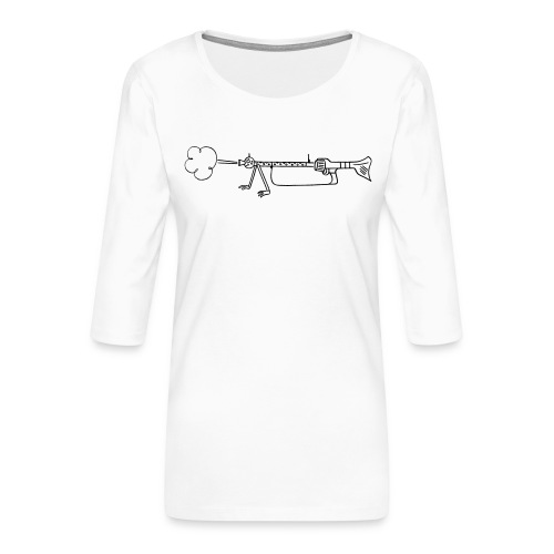Maschinengewehr 34 - Frauen Premium 3/4-Arm Shirt