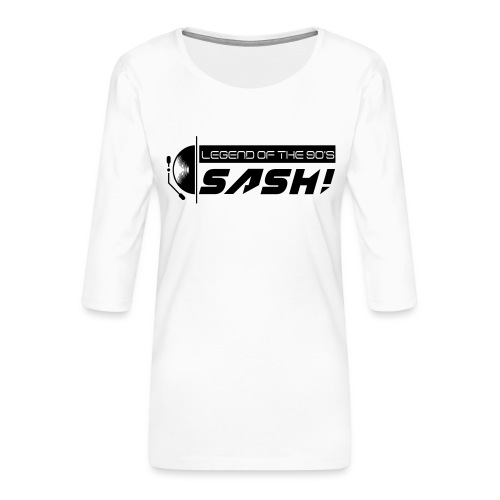 DJ SASH! Legend - Women's Premium 3/4-Sleeve T-Shirt