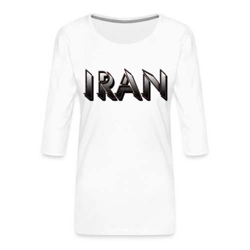 Iran 8 - Camiseta premium de manga 3/4 para mujer