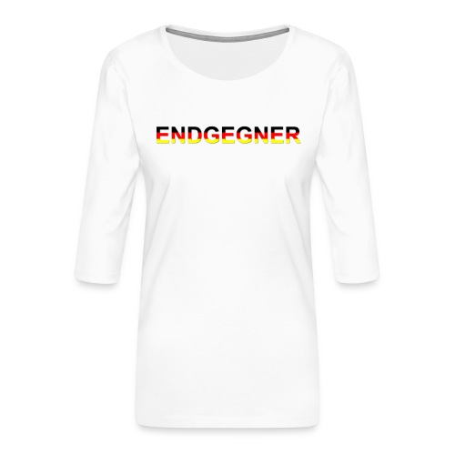 ENDGEGNER - Frauen Premium 3/4-Arm Shirt