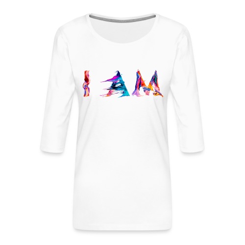 I AM - T-shirt Premium manches 3/4 Femme