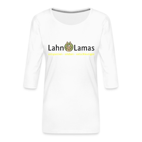 Lahn Lamas - Frauen Premium 3/4-Arm Shirt
