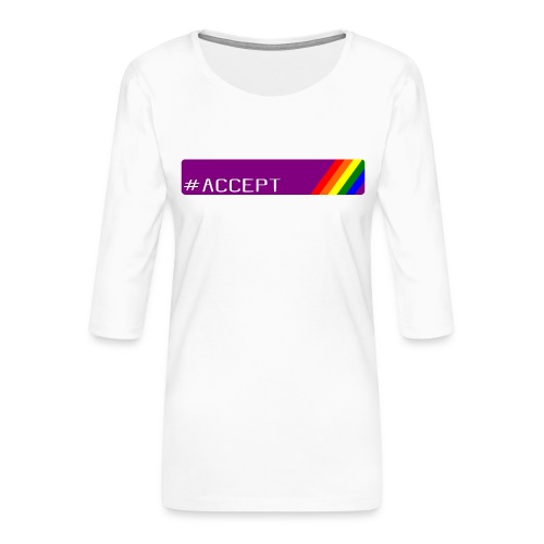 79 accept - Frauen Premium 3/4-Arm Shirt
