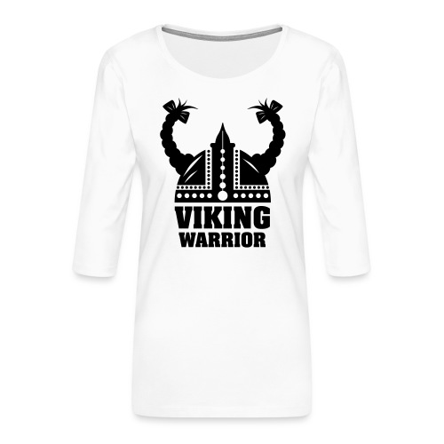 Viking Warrior - Lady Warrior - Naisten premium 3/4-hihainen paita