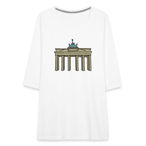 Berlin Brandenburger Tor - Frauen Premium 3/4-Arm Shirt