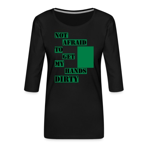 NOT AFRAID - T-Shirt - Premium-T-shirt med 3/4-ärm dam