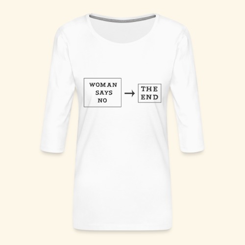 Me too - Premium-T-shirt med 3/4-ärm dam