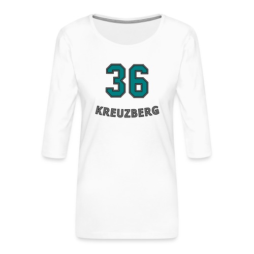 KREUZBERG 36 - T-shirt Premium manches 3/4 Femme