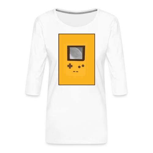 Game Boy Nostalgi - Laurids B Design - Dame Premium shirt med 3/4-ærmer