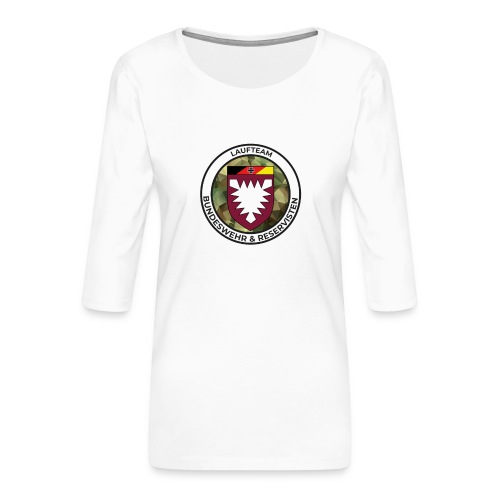 Logo des Laufteams - Frauen Premium 3/4-Arm Shirt