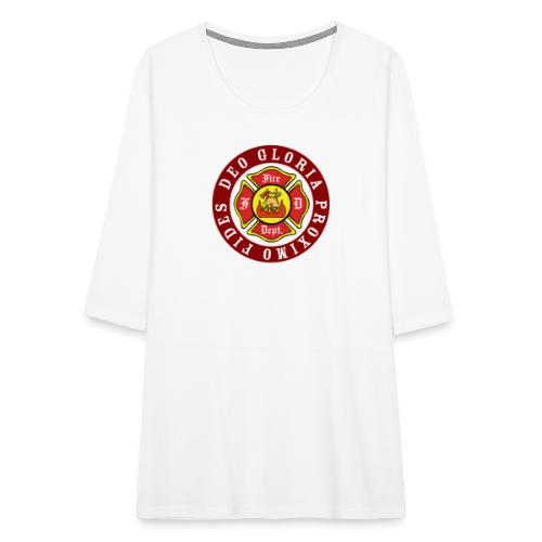 Feuerwehrlogo American style - Frauen Premium 3/4-Arm Shirt