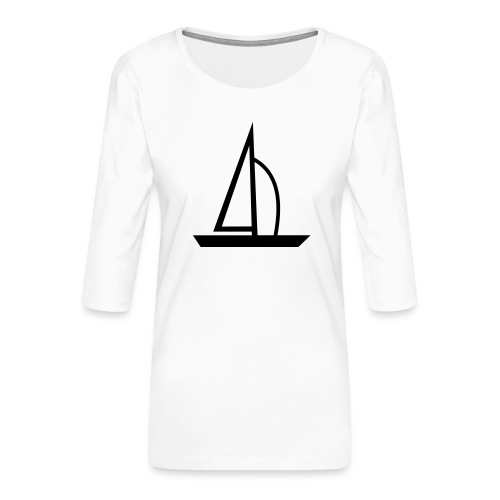 Segelboot - Frauen Premium 3/4-Arm Shirt